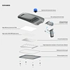 all in one led solar street light
